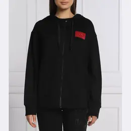 Armani Exchange: Чёрная толстовка 