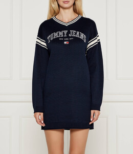 Tommy Jeans: Тёмное платье 