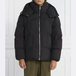Calvin Klein: Чёрный пуховик 