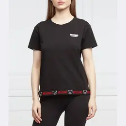 Moschino: Обтягивающая футболка 