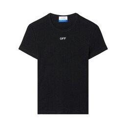 Off-White: Чёрная футболка 