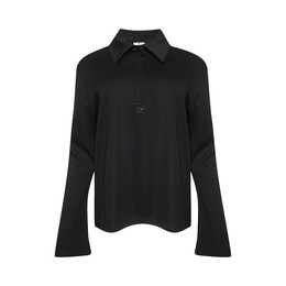 Courreges: Поло с длинным рукавом 