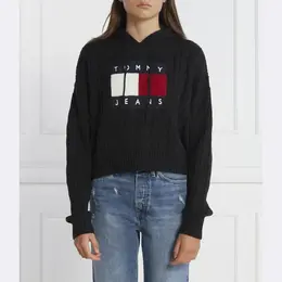 Tommy Hilfiger: Чёрный свитер 