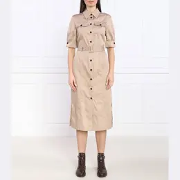 Marc Cain: Бежевое платье 