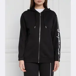 Armani Exchange: Чёрная толстовка 