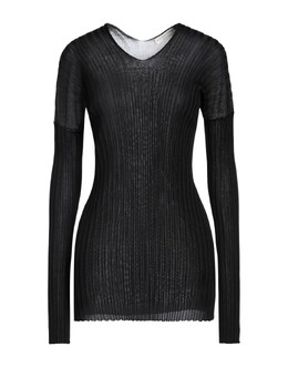 Bottega Veneta: Чёрный свитер 
