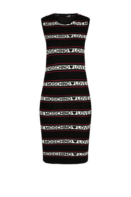LOVE MOSCHINO: Чёрное платье 