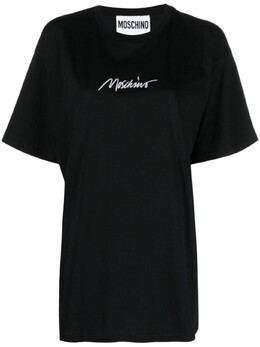 Moschino: Чёрная футболка 