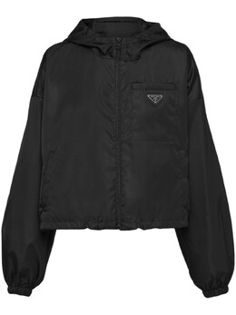 Prada: Куртка с капюшоном 