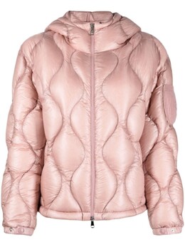 Moncler: Короткий пуховик 