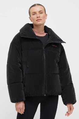 Fila: Чёрная куртка 