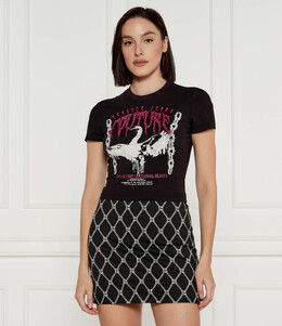 Versace Jeans Couture: Чёрная футболка 