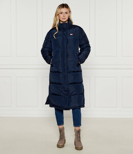 Tommy Jeans: Тёмное пальто 