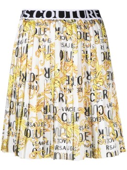 Versace Jeans Couture: Плиссированная юбка 