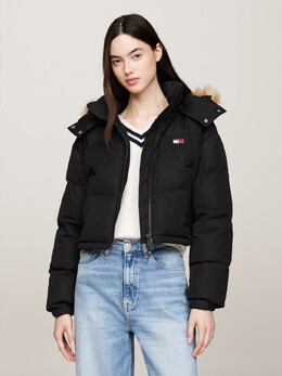Tommy Jeans: Тёмная куртка 