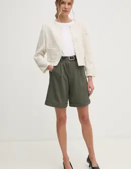 DKNY: Бежевая куртка 