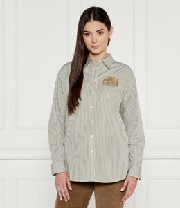Lauren Ralph Lauren: Зелёная рубашка 