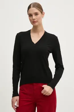 United Colors Of Benetton: Чёрный свитер 