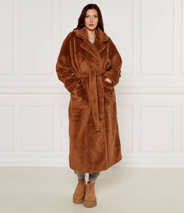 UGG: Коричневое пальто 