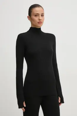 United Colors Of Benetton: Чёрный свитер 