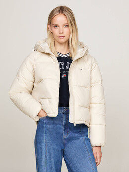 Tommy Jeans: Бежевая куртка 