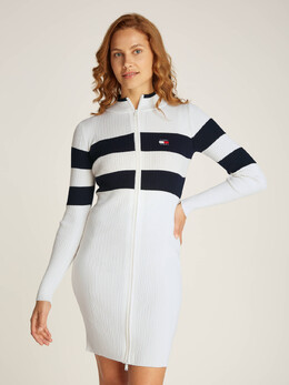 Tommy Jeans: Белое платье 