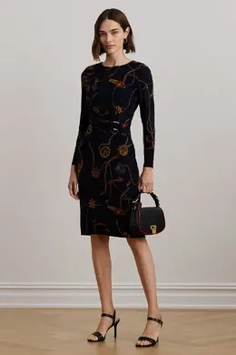 Lauren Ralph Lauren: Тёмное платье 