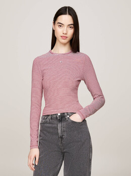 Tommy Jeans: Красная блуза 