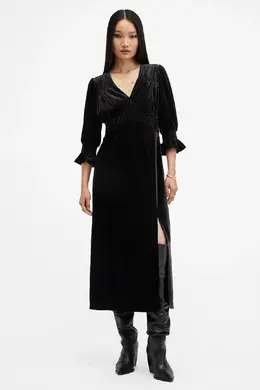 Allsaints: Бархатное платье 