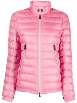 Moncler Grenoble: Розовый пуховик 