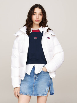 Tommy Jeans: Белая куртка 