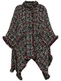 Etro: Твидовый плащ 
