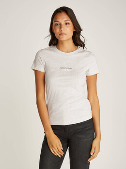 Calvin Klein Jeans: Серая футболка 