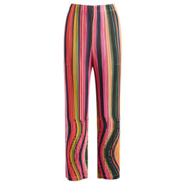 Pleats Please Issey Miyake: Розовые брюки 