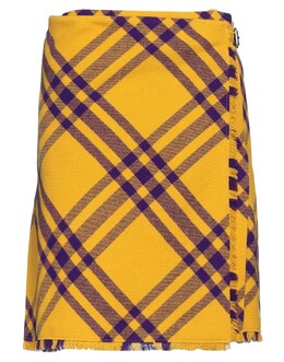 Burberry: Жёлтая юбка 