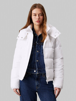 Calvin Klein Jeans: Белая куртка 