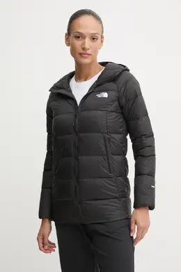 The North Face: Чёрный пуховик 
