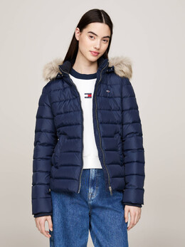 Tommy Jeans: Тёмная куртка 
