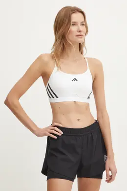 adidas Performance: Бежевый бюстгальтер 