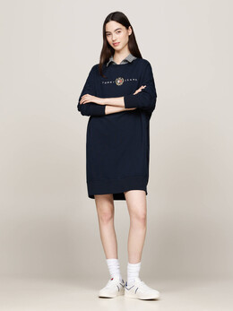 Tommy Jeans: Тёмное платье 