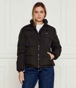 Tommy Jeans: Чёрная куртка  Essential