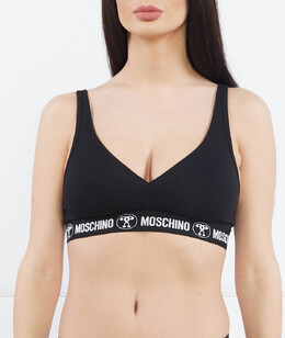 Moschino Underwear: Чёрный бюстгальтер 