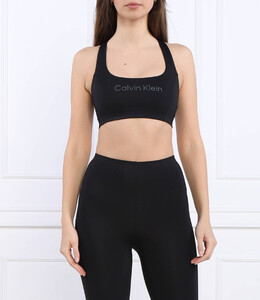 Calvin Klein Performance: Чёрный бюстгальтер 