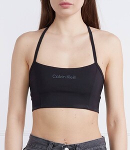 Calvin Klein Performance: Чёрный бюстгальтер 