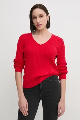 Tommy Hilfiger: Хлопковый свитер 