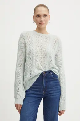 TWINSET: Зелёный свитер 