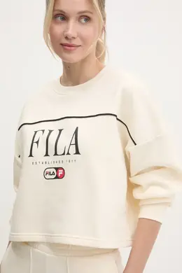 Fila: Бежевая толстовка 