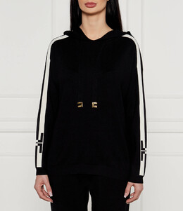 Elisabetta Franchi: Чёрный свитер 