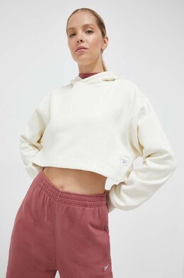 Reebok Classic: Бежевая толстовка 