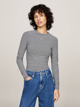 Tommy Jeans: Тёмная блуза 